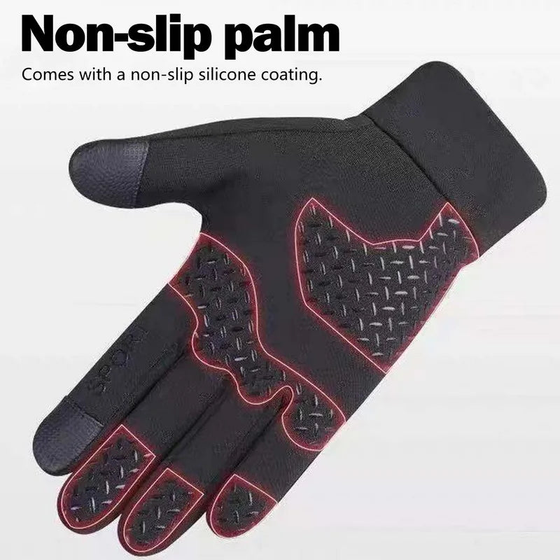 
                  
                    Men Winter Waterproof Cycling Gloves Outdoor Sports Ski Running Motorcycle Touch Screen Fleece Gloves Non-Slip Warm Full Fingers
                  
                