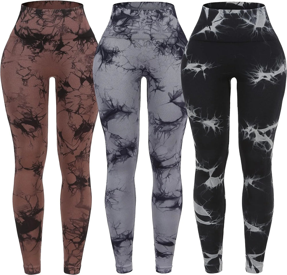 Sporty Leggings Woman GYM for Fitness Push Up Woman GYM Sports Tights for Women Yoga Athletic Sexy Tie Dye High Waisted Leggings