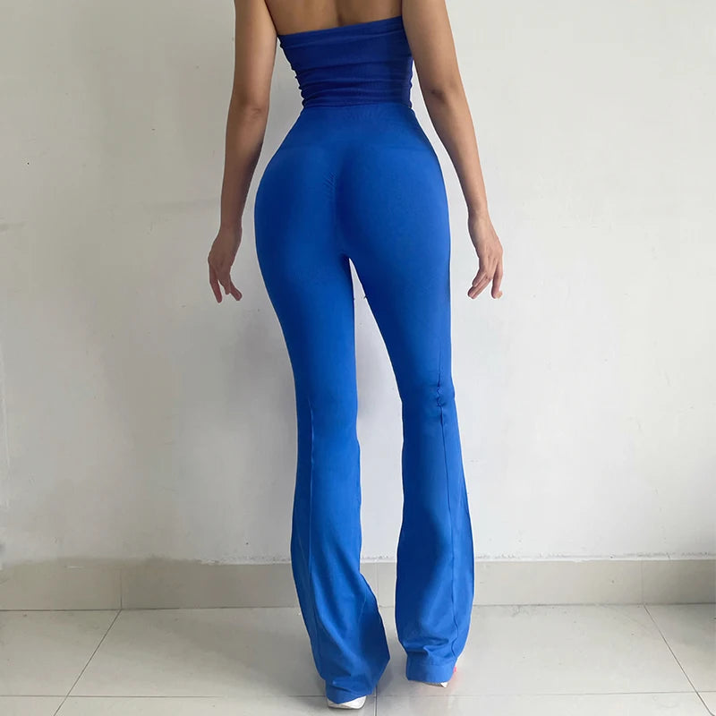 
                  
                    Fast-drying High-waisted Yoga Bell-bottoms Tight-fitting Long-legged Stretch Leggings Hip-lift Running Slimming Athletic Pants
                  
                