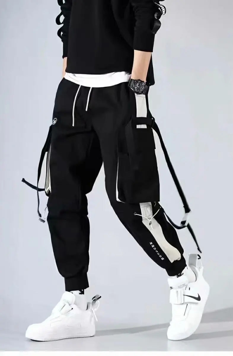 
                  
                    Classic Design Multi Flap Pockets Cargo Pants,Men's Loose Fit Drawstring Harem Cargo Jogger Pants oversized pants men and women
                  
                