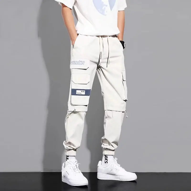 
                  
                    Classic Design Multi Flap Pockets Cargo Pants,Men's Loose Fit Drawstring Harem Cargo Jogger Pants oversized pants men and women
                  
                