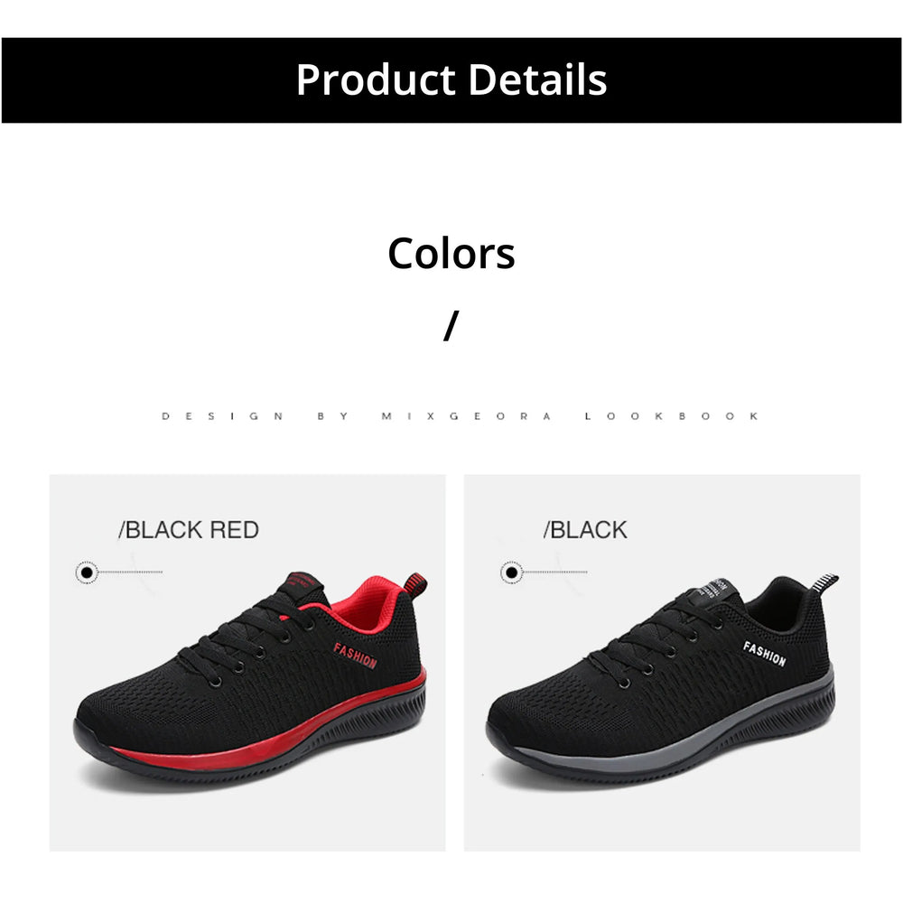 Men Running Sneakers Women Lightweight Sport Shoes Classical Mesh Breathable Casual Shoes Male Fashion Moccasins Sneaker - MOUNT