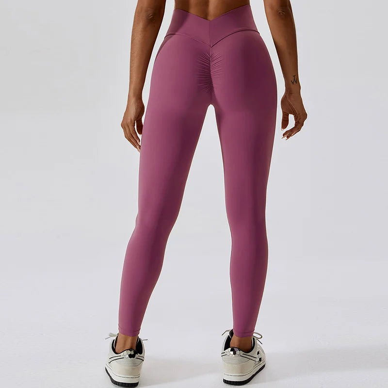 
                  
                    Gym Athletic Quick Dry Jogging Female Push Up Sport Leggings High Waist Slim Pants Workout Leggings For Women Fitness Leggings
                  
                