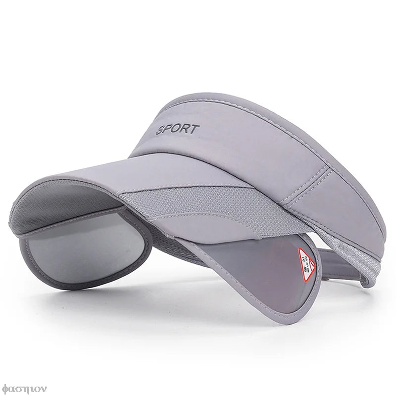 
                  
                    Outdoor Sport Tennis Running Golf Hat UV Protection Baseball Cap Empty Top Adjustable Visor Caps Women Men Headwear Tops Visors
                  
                