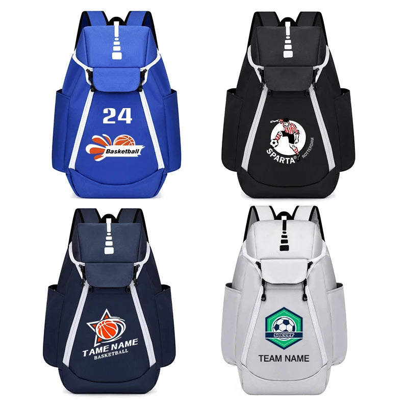 
                  
                    Large Capacity Basketball Backpack custom logo Outdoor Multifunctional Training Bag print number Sports Basketball Soccer Bag
                  
                