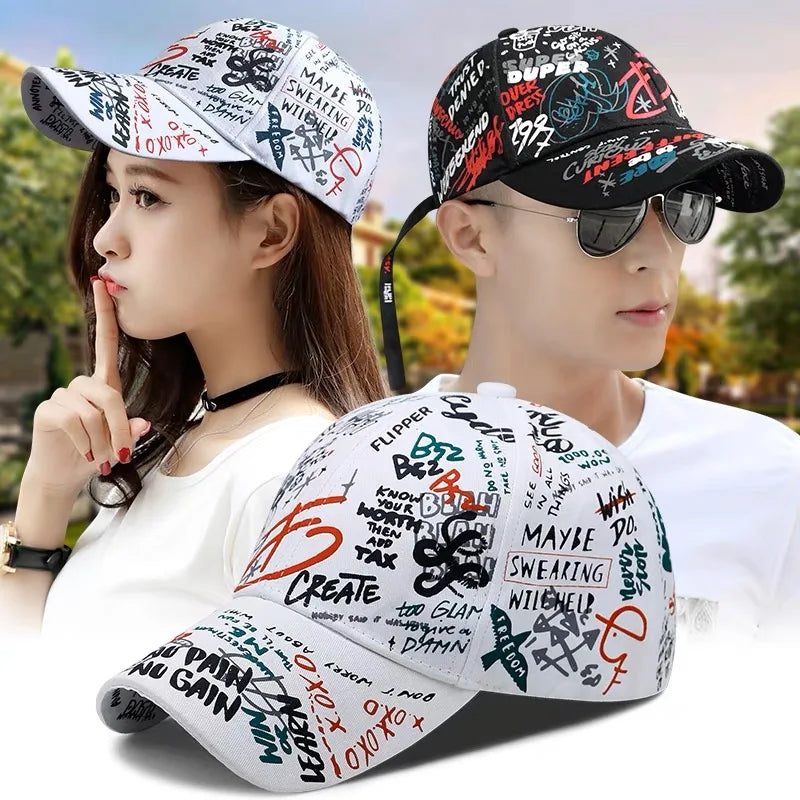 
                  
                    New Graffiti Hip-Hop Kpop Men Women Baseball Hats Cotton Breathable Snapback Skateboard Sport Caps Adult Cool Streetwear Fashion
                  
                