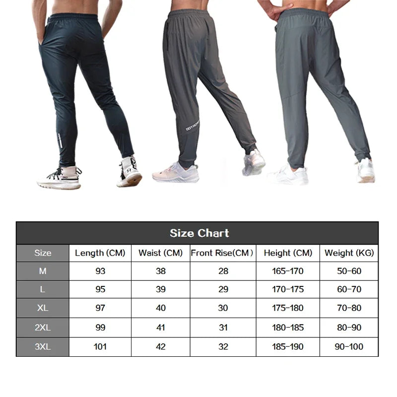 
                  
                    Summer Men Ice Silk Jogging Trousers Pants Fitness Running Stretch Pant Men's Breathable Sweatpants Training Sport Pants
                  
                