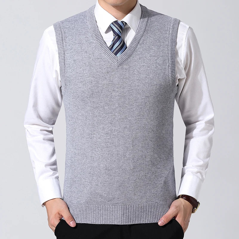 
                  
                    MOUNT Men's Casual Sweater Vest Warm and Comfortable Vest in Autumn and Winter
                  
                