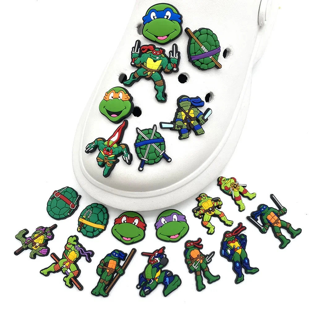 
                  
                    New Ninja Turtle Collection Shoe Charms for Crocs  PVC Shoe Accessories Sandal Decoration DIY for Men Women Kids Party Gifts
                  
                