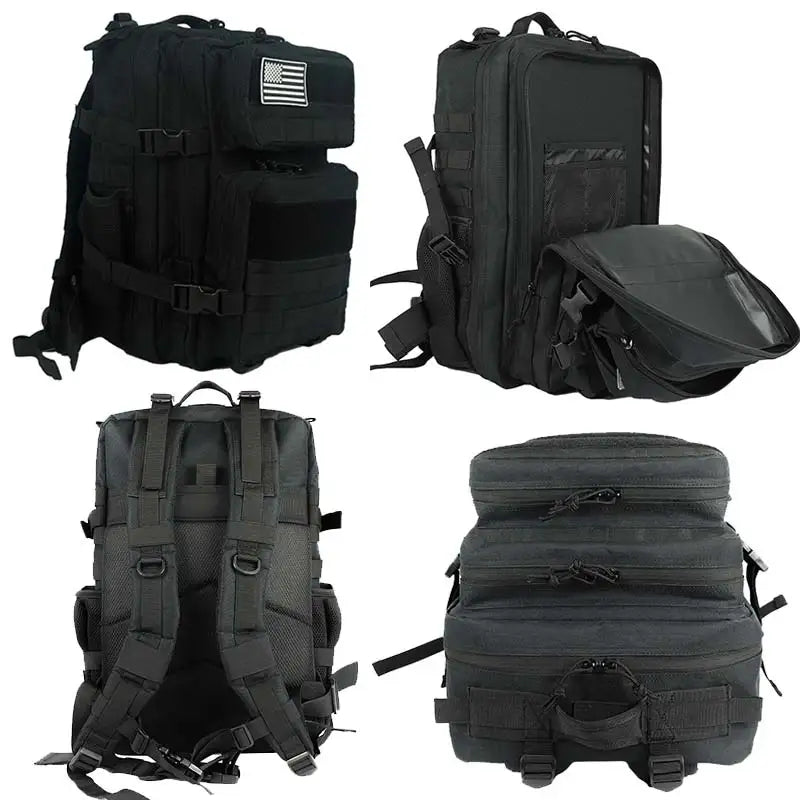 
                  
                    25L 45L Camping Hiking Backpack Tactical Bag Molle Patches Travel 900D Men Women Men Outdoor Ruckdack Shoulder Travel Gym Pack
                  
                