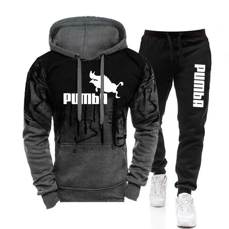 
                  
                    New sport suits mens hoodie pants 2 piece matching sets outfit clothes - MOUNT
                  
                
