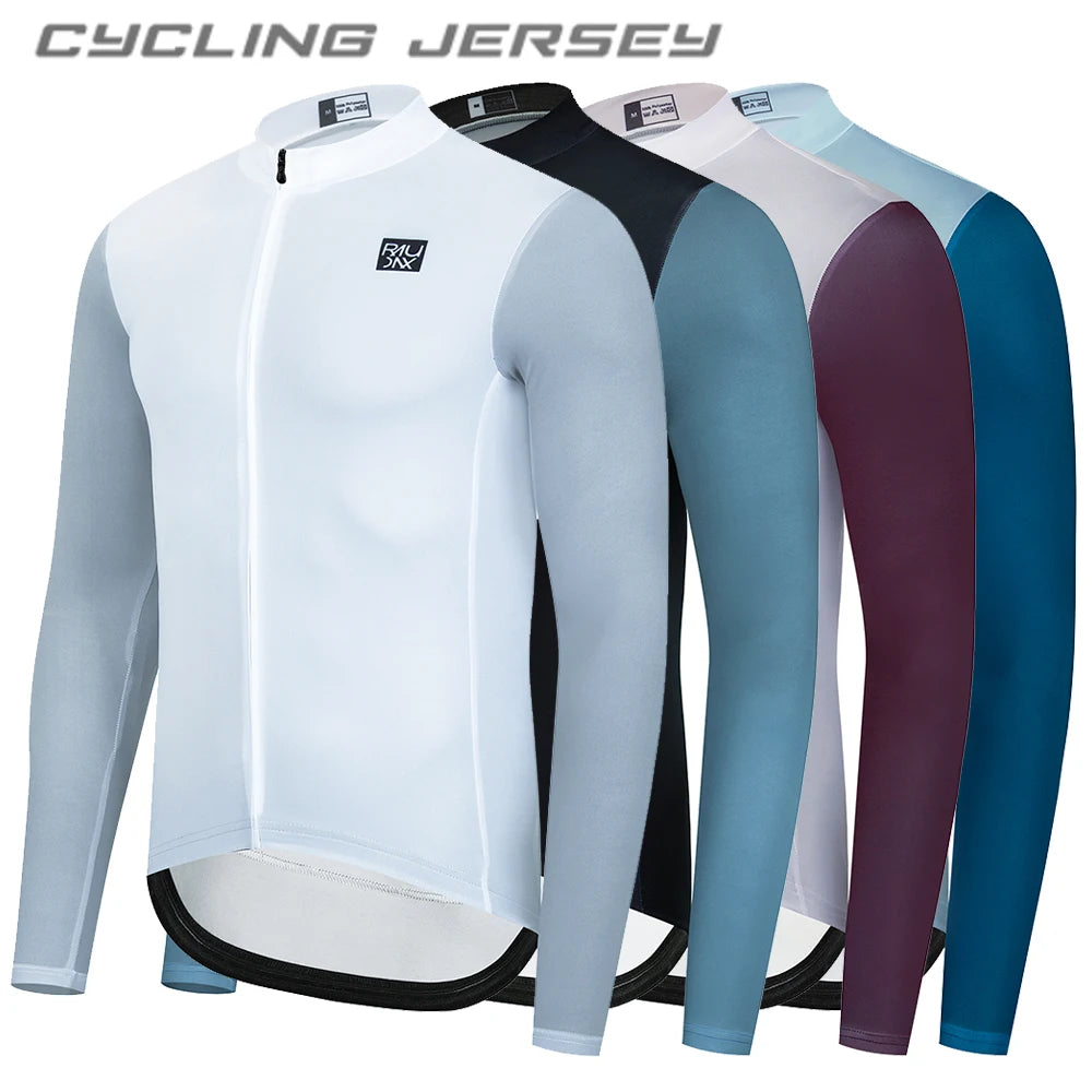 Raudax Long Sleeves Cycling Jersey ropa ciclismo Cycling Racing Top Cycling Clothes Maillot Summer Bicycle Bike Wear Shirts