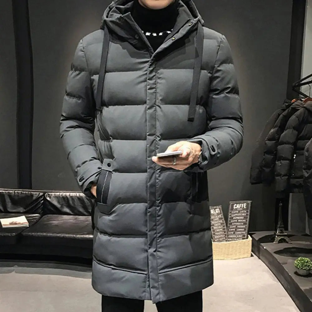 
                  
                    MOUNT Cotton Coat with High Collar Men's Ultimate Warmth Winter Parka Down Coat with High Collar...
                  
                