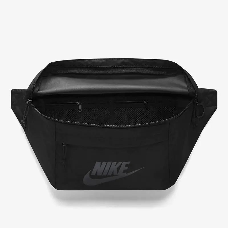 
                  
                    Nike Big Logo Classic Zippered Polyester Fiber Messenger Bag Shoulder Bag Crossbody Bag Regular Pure Black BA5751-072
                  
                