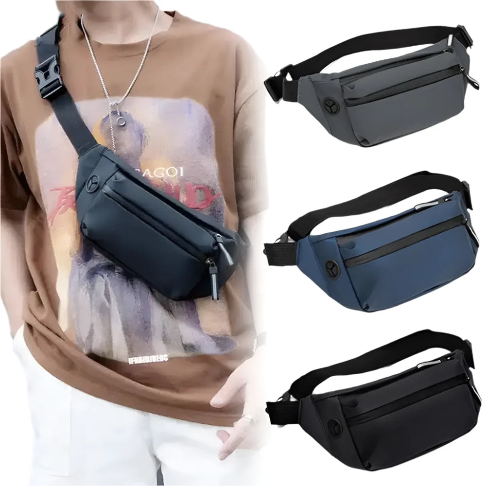 Men Women Waist Bag Pack Waterproof For Male Belt Pouch Belly Banana Ladies Kangaroo Bum Hip Husband Phone Work Purse Sack N0S2