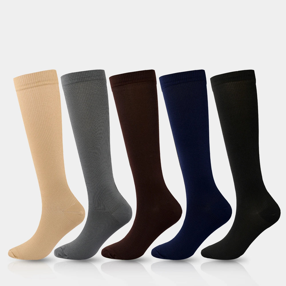 Compression Stocking Women Men Blood Circulation Promotion Slimming Compression Socks Anti-Fatigue Running Travel Sport Socks