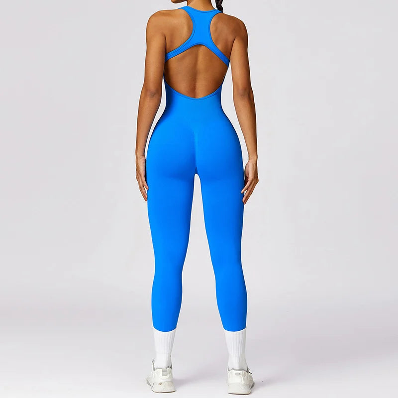 
                  
                    Female Workout Bodysuits Seamless Fitness Rompers Stretch Sports Jumpsuit Women Gym Clothing Training Yoga Suit Sportswear
                  
                