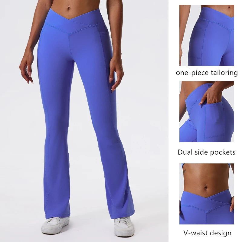 
                  
                    Super Soft Fabric Dance Sports Leggings Women Gym Pants Women Push Up Flared Pant Fitness Yoga Tights Higher Quality Yoga Flares - MOUNT
                  
                