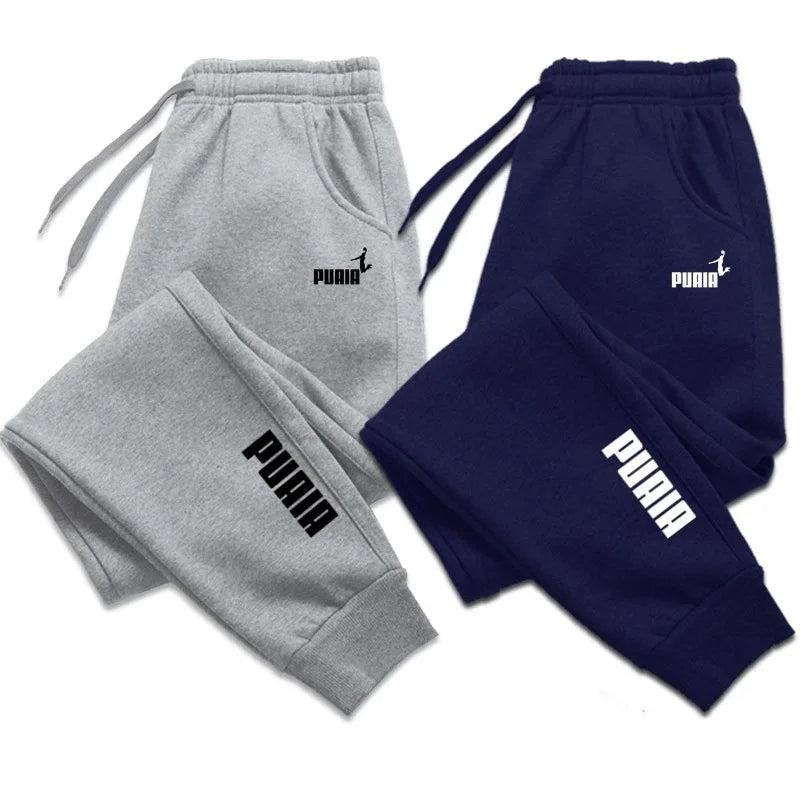 MOUNT Mens Print Jogging Pants Sports Pants Fitness Running Trousers Harajuku Style Solid Color...