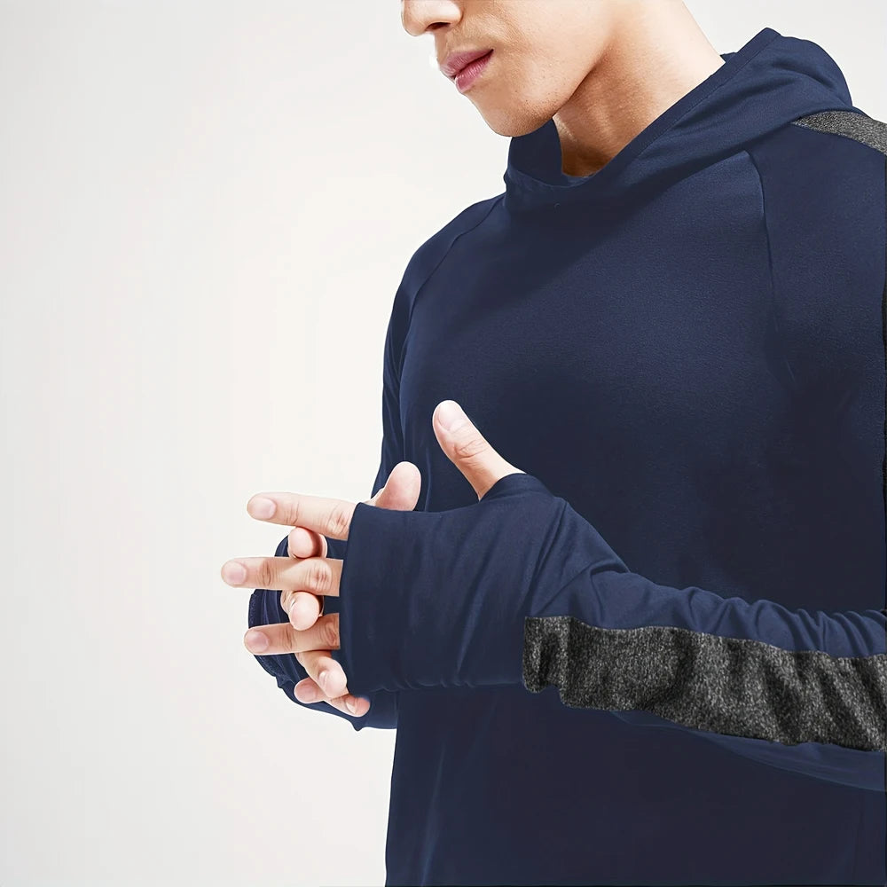 
                  
                    Autumn New Running Sports Fitness Clothing Tight Sports Jogging Compression Men's Hoodie Outdoor Leisure Pullover Men's Clothing
                  
                