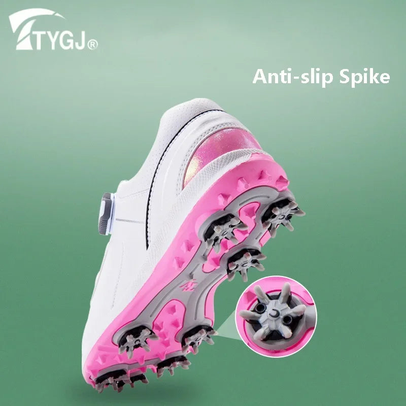 
                  
                    TTYGJ Microfiber Waterproof Golf Shoes Women Anti-skid Spike
                  
                
