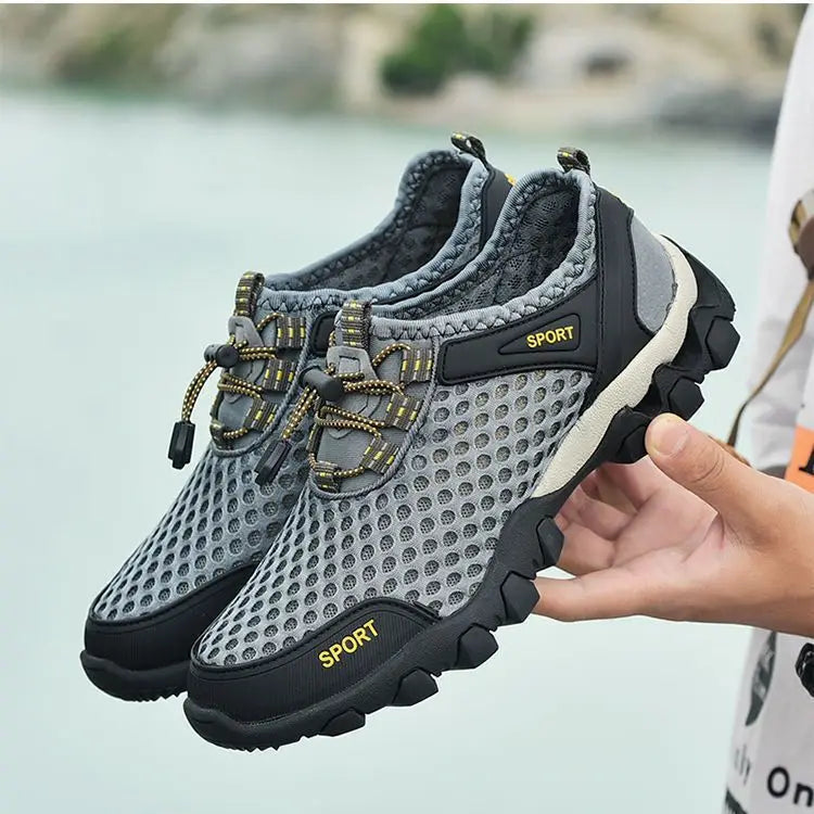 Casual Tennis Sneakers Summer Fashion Breathable Mesh Shoes Non-Slip Hiking Shoe Sneaker