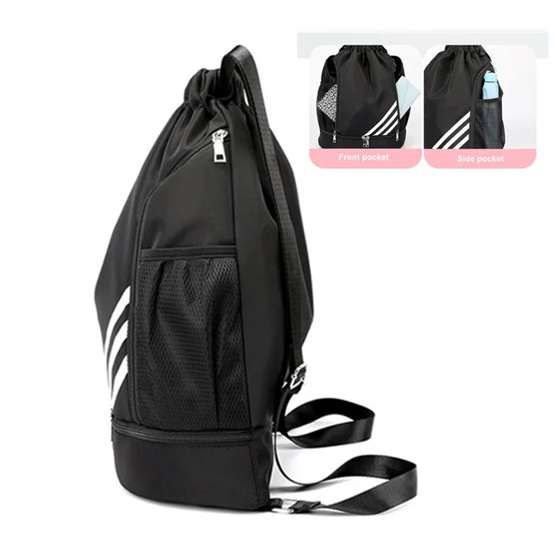 
                  
                    Gym Sports Bag Women's Drawstring Bolsas For Shoes Male Large Cycling Basketball Female Weekend Luggage Travel Yoga Backpack Men
                  
                