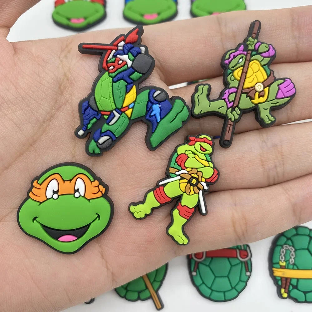 
                  
                    New Ninja Turtle Collection Shoe Charms for Crocs  PVC Shoe Accessories Sandal Decoration DIY for Men Women Kids Party Gifts
                  
                