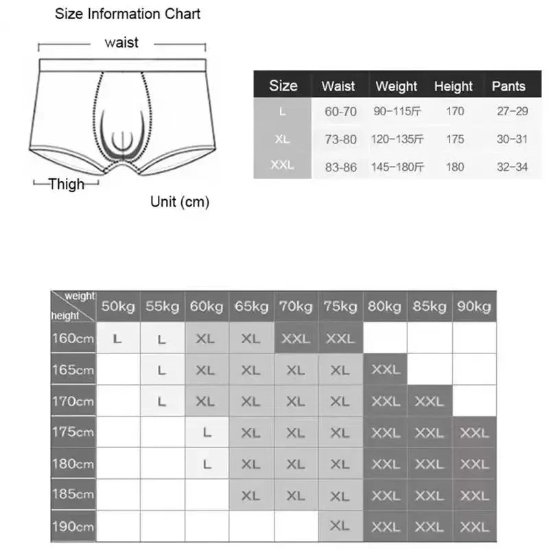 
                  
                    4/5Pcs Man Solid Shorts Underpants Man Men's Panties Men Boxer Underwear for Male Couple Sexy Set Soft Mens Underwear Large Size
                  
                