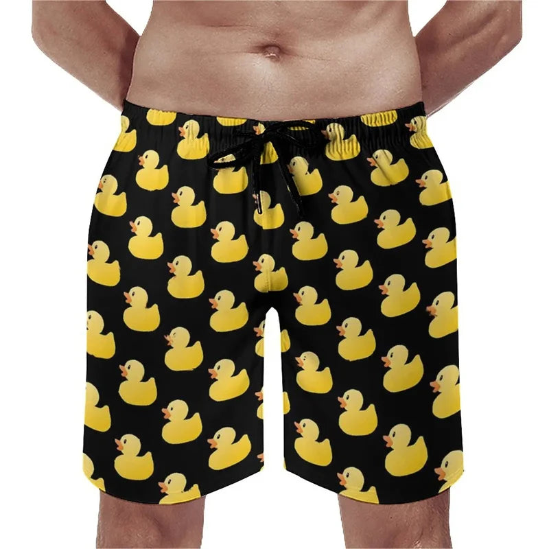 
                  
                    Summer New 3D Printed Cute Animal Yellow Duck Beach Shorts For Men Kid Funny Streetwear Swimming Trunks Fashion Cool Short Pants
                  
                