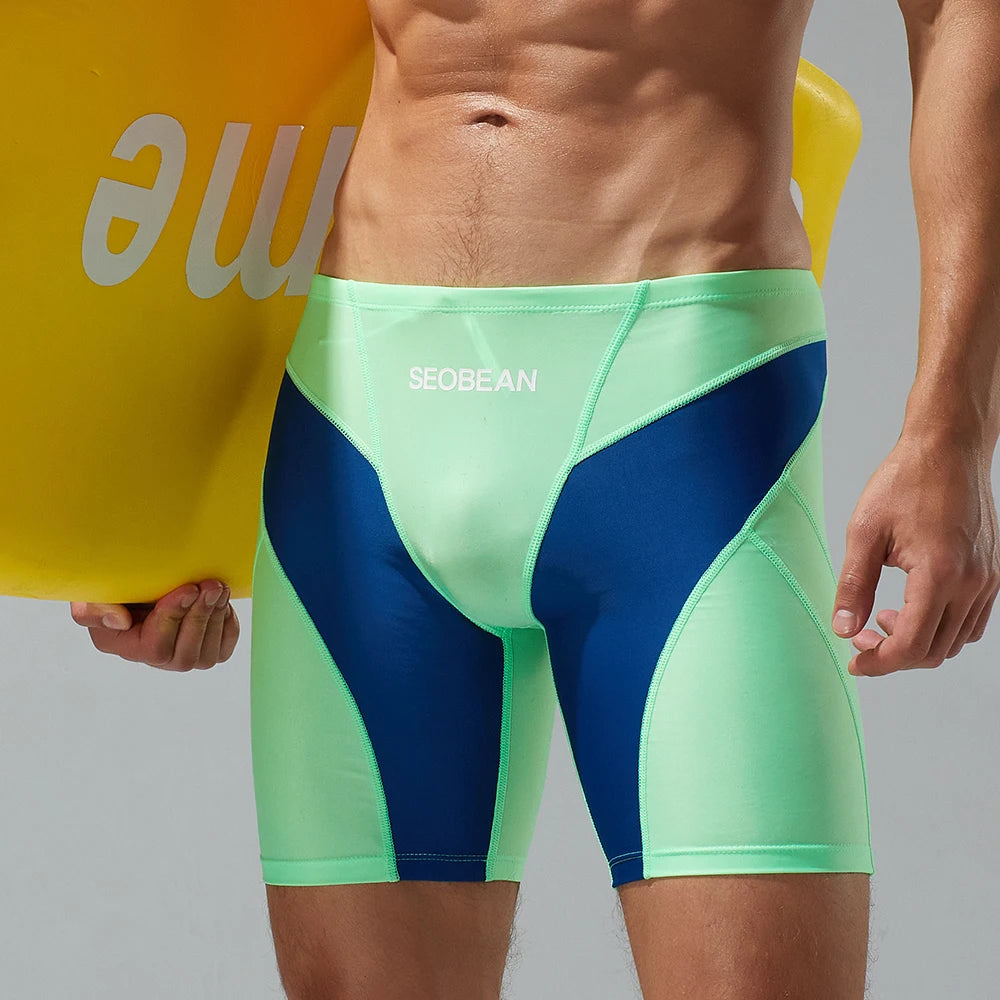 
                  
                    Men Tight Swim Shorts Professional Quick Dry Swimming Trunks For Men Plus Size Swim Short Pants Male Swimsuit Surfing Jammer
                  
                