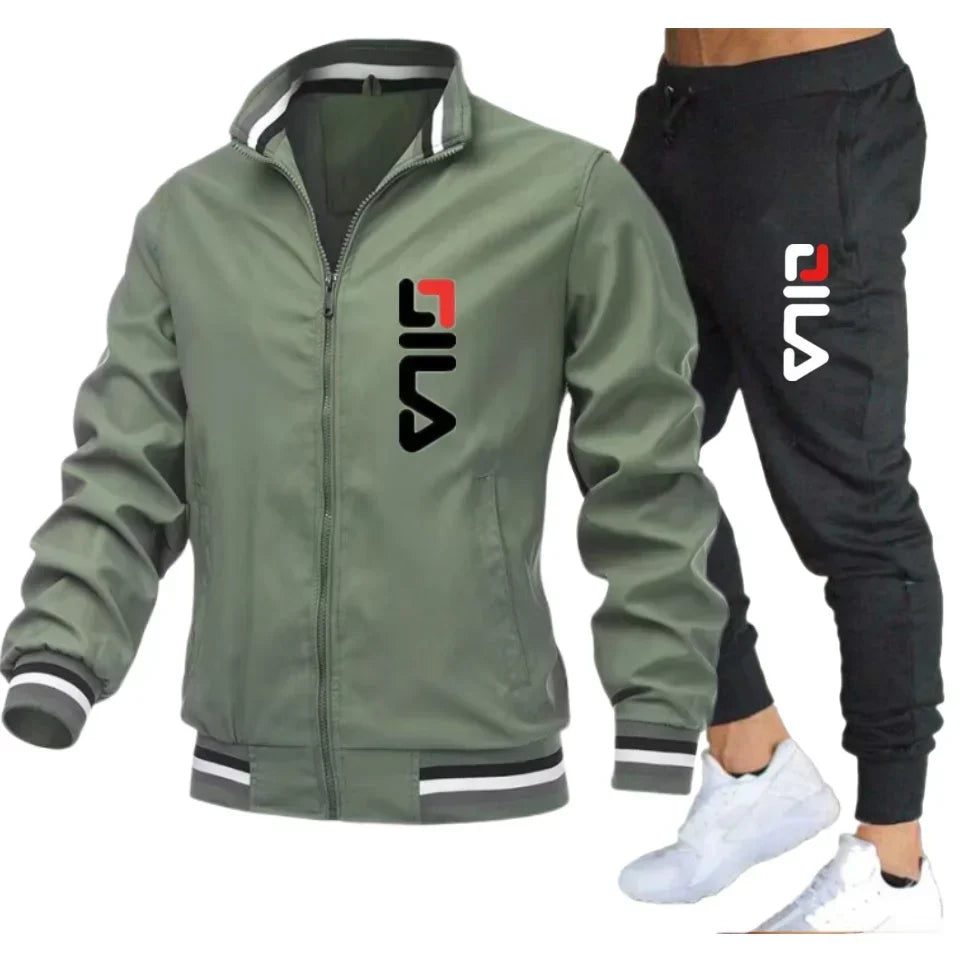 
                  
                    Men's Set New Spring Autumn Men Sportswear 2 Piece Set Sporting Suit Jacket+Pant Sweatsuit Male Fashion Clothing Brand Tracksuit
                  
                