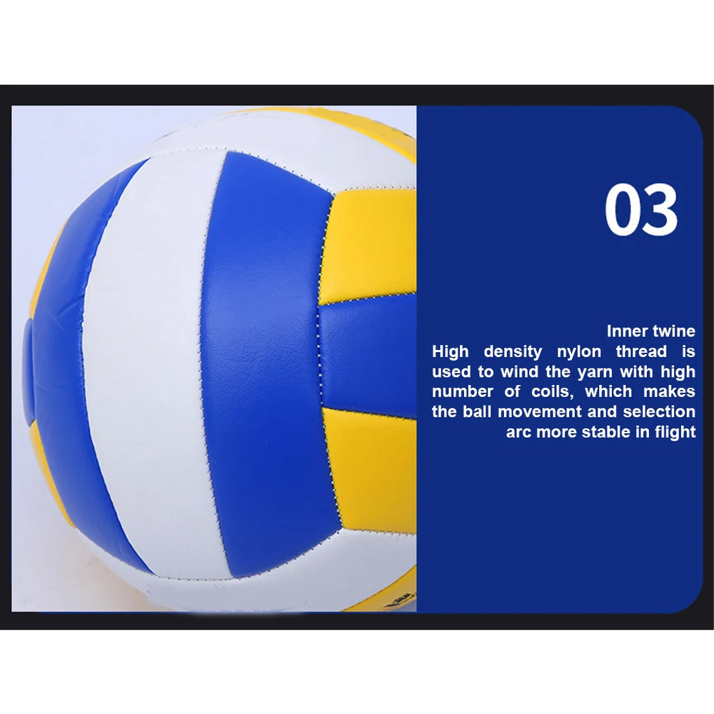 
                  
                    Professional PU leather Ball Size 5 Volleyball Soft Touch Indoor Outdoor Sport Gym Game Training Accessories for Adult Children
                  
                