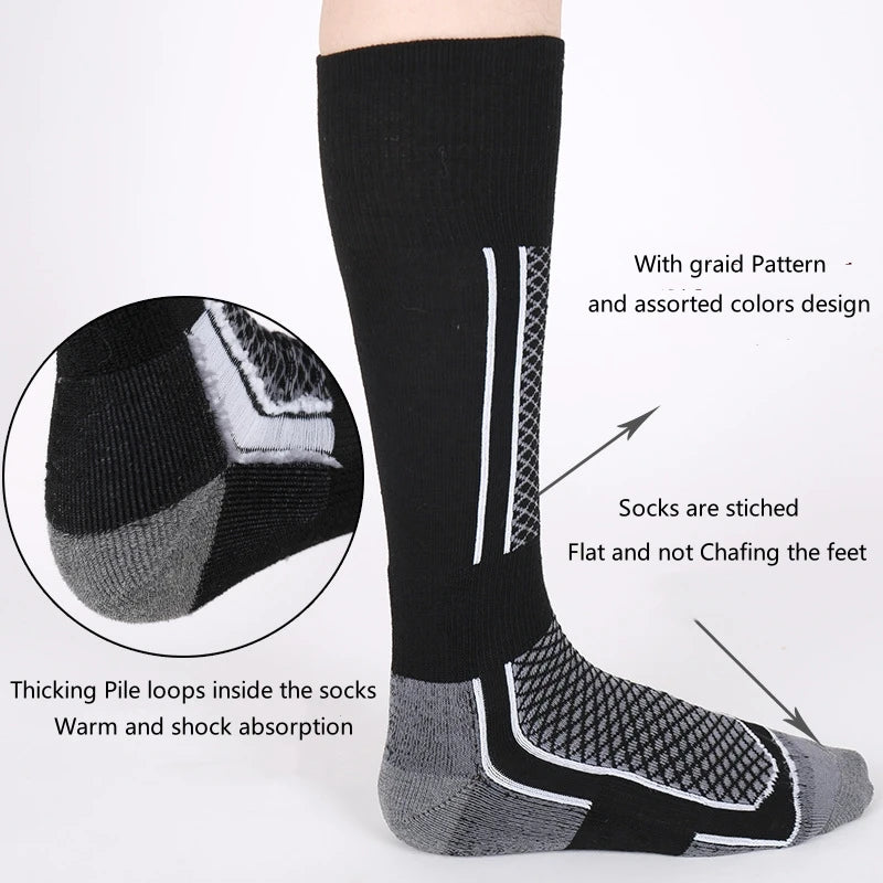 
                  
                    New Ski Socks Thick Cotton Sports Snowboard Cycling Skiing Soccer Socks Men Women Moisture Absorption High Elastic Thermal socks
                  
                