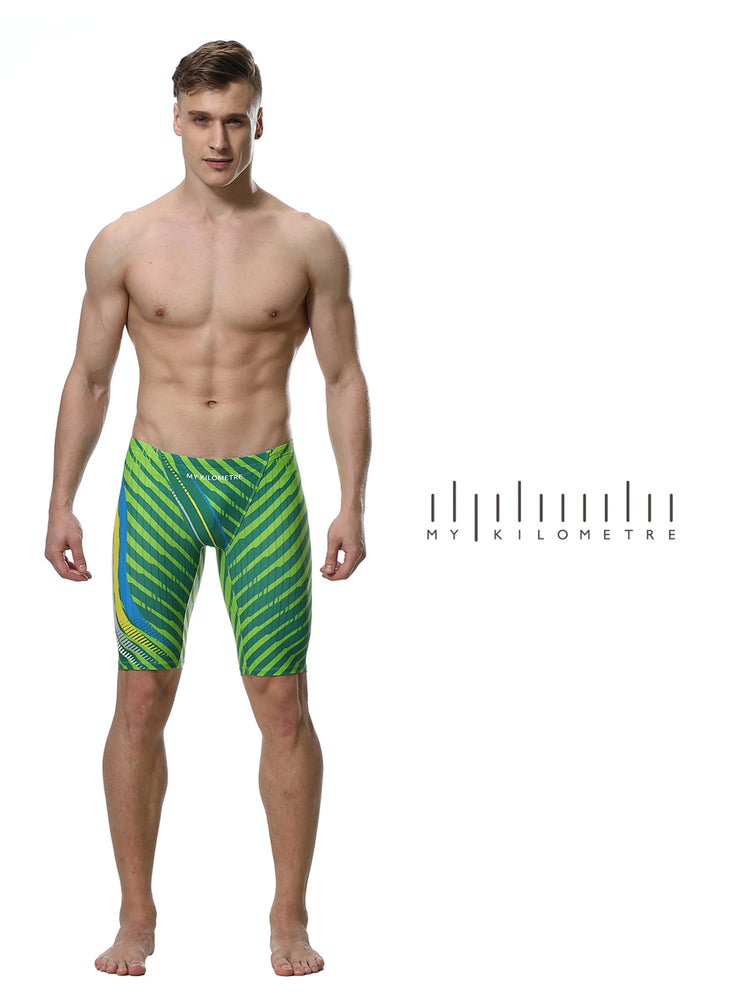 
                  
                    MY KILOMETRE Mens Swimsuit Jammer Endurance Athletic Training Swimsuit Racing Swimming Trunks Shorts Swimwear Men Swim Jammers
                  
                