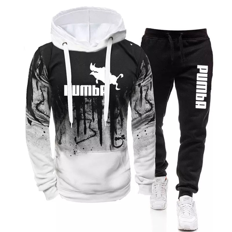 New sport suits mens hoodie pants 2 piece matching sets outfit clothes - MOUNT