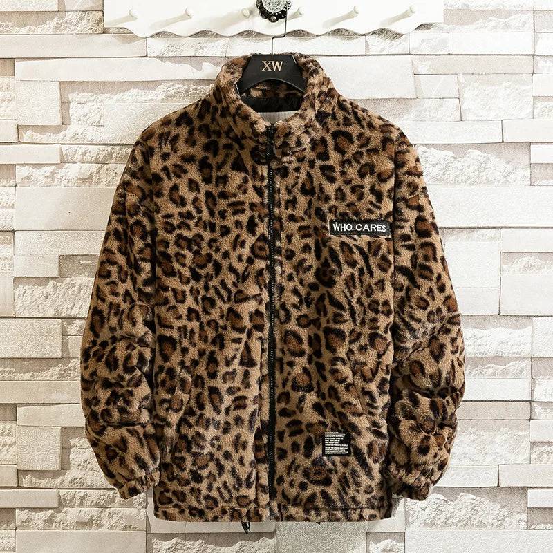 
                  
                    2023 Fall/winter Leopard Print Jacket Loose and Comfortable Cotton-padded Jacket Fashion Men's and Women's Autumn Warm Jacket
                  
                