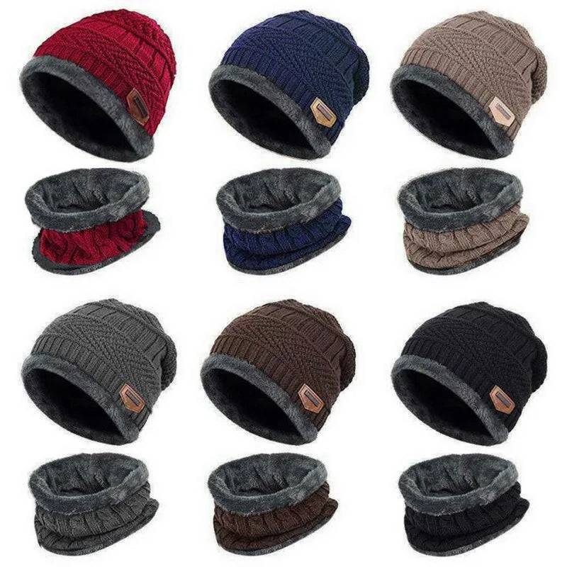 
                  
                    3 IN 1 Winter Knit Beanie Hat with Scarves And Touch Screen Gloves for Men Women Windproof Warm Fleece Cap Cycling Equipment
                  
                