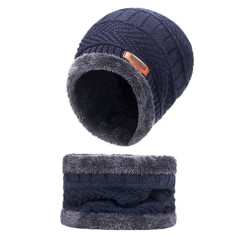 
                  
                    3 IN 1 Winter Knit Beanie Hat with Scarves And Touch Screen Gloves for Men Women Windproof Warm Fleece Cap Cycling Equipment
                  
                