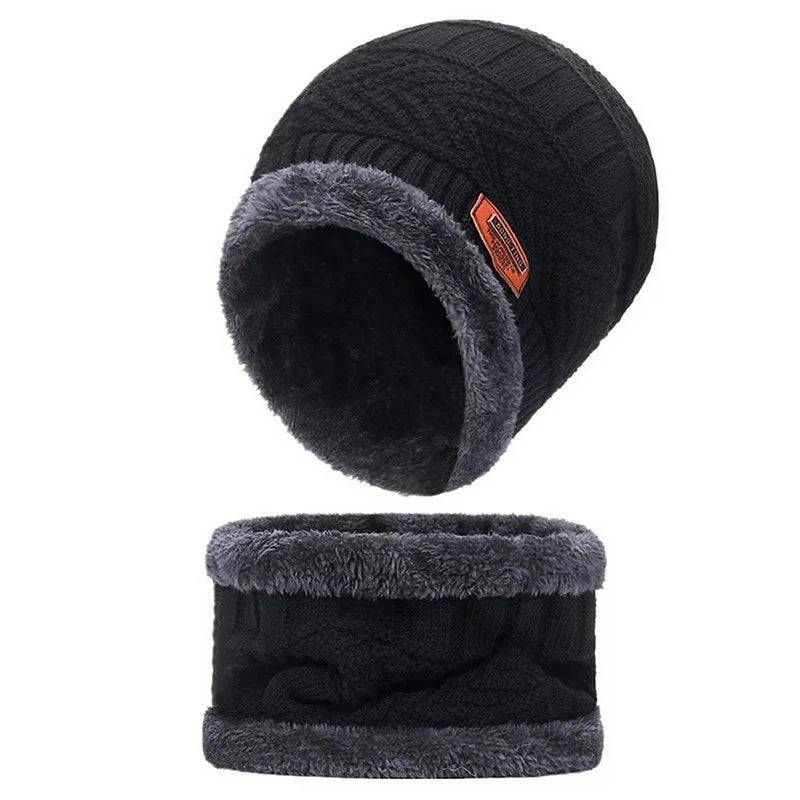 
                  
                    3 IN 1 Winter Knit Beanie Hat with Scarves And Touch Screen Gloves for Men Women Windproof Warm Fleece Cap Cycling Equipment
                  
                