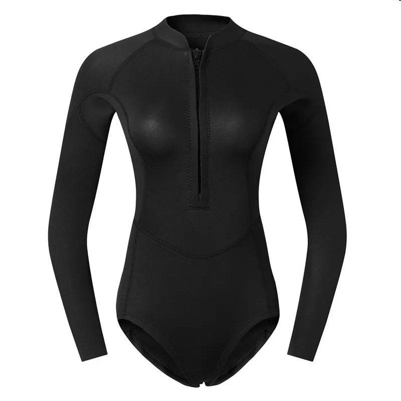 
                  
                    Woman Diver Diving Suit 2mm Neoprene Diving Equipment Pink Long Sleeve Bikini Swimsuit Korean Surfing Swimwear Snorkeling Suit
                  
                