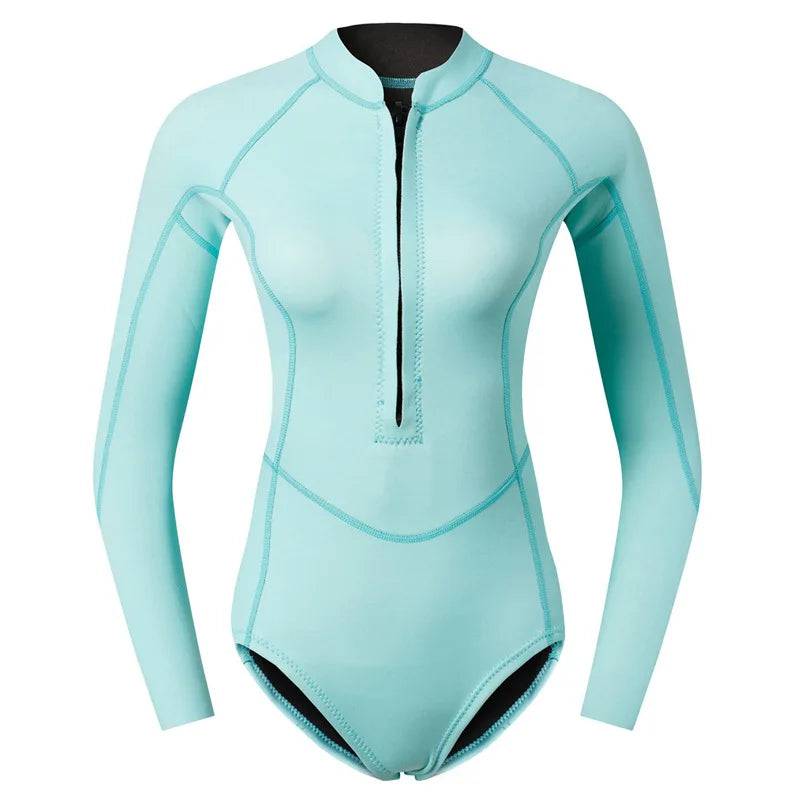 
                  
                    Woman Diver Diving Suit 2mm Neoprene Diving Equipment Pink Long Sleeve Bikini Swimsuit Korean Surfing Swimwear Snorkeling Suit
                  
                