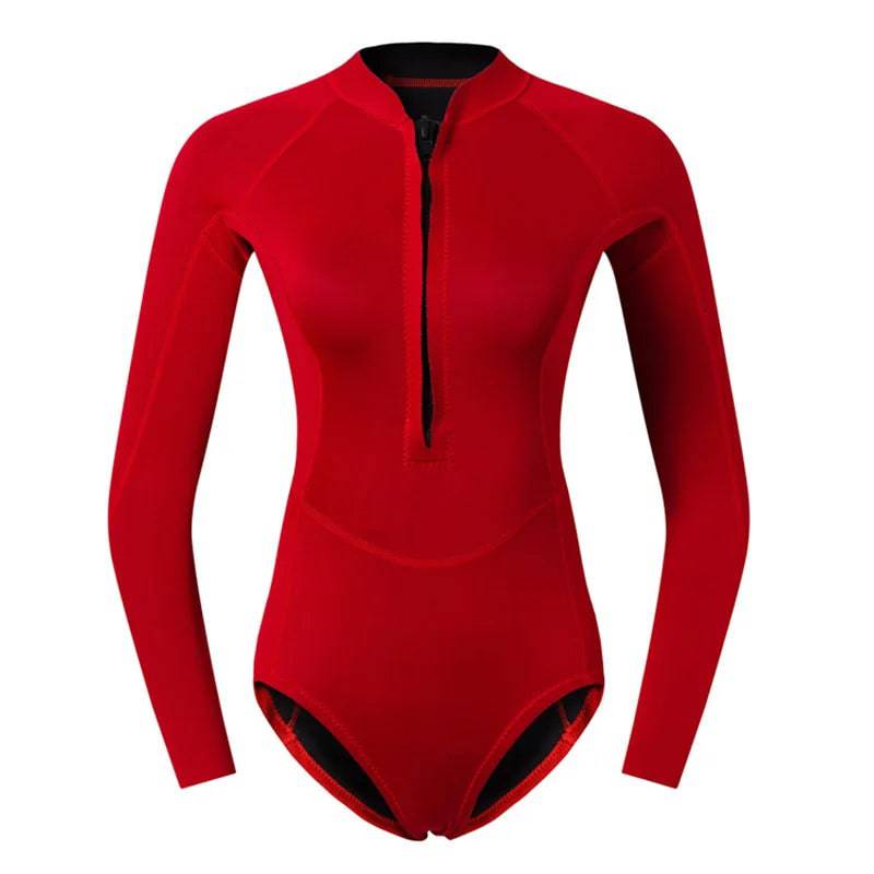 
                  
                    Woman Diver Diving Suit 2mm Neoprene Diving Equipment Pink Long Sleeve Bikini Swimsuit Korean Surfing Swimwear Snorkeling Suit
                  
                