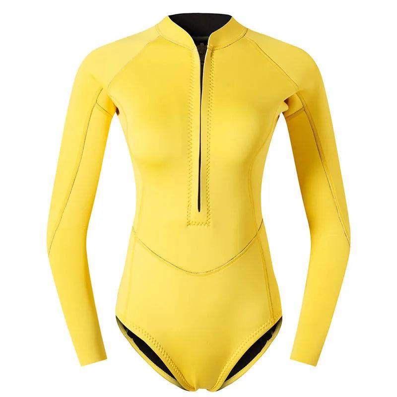 
                  
                    Woman Diver Diving Suit 2mm Neoprene Diving Equipment Pink Long Sleeve Bikini Swimsuit Korean Surfing Swimwear Snorkeling Suit
                  
                