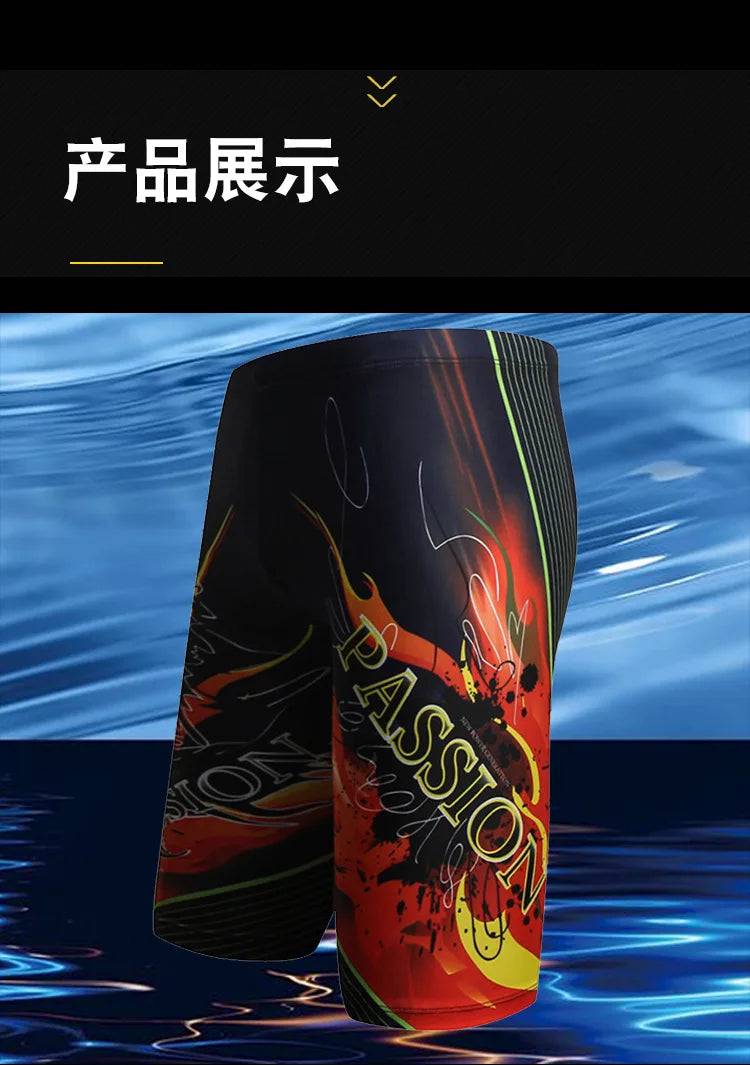 
                  
                    Men's Swimming Five Minute Shorts Beach Surfing Long Legs Quick Dry Swimming Trunks Anti-embarrassment Running Sport Board
                  
                