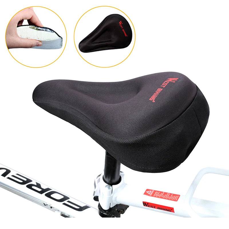 
                  
                    WEST BIKING Road Bike Saddle Cover Comfort Silicone Gel Seat Cushion Anti-slip Shockproof Mountain Cycling Bicycle Seat Cover
                  
                