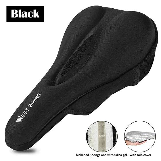 
                  
                    WEST BIKING Road Bike Saddle Cover Comfort Silicone Gel Seat Cushion Anti-slip Shockproof Mountain Cycling Bicycle Seat Cover
                  
                