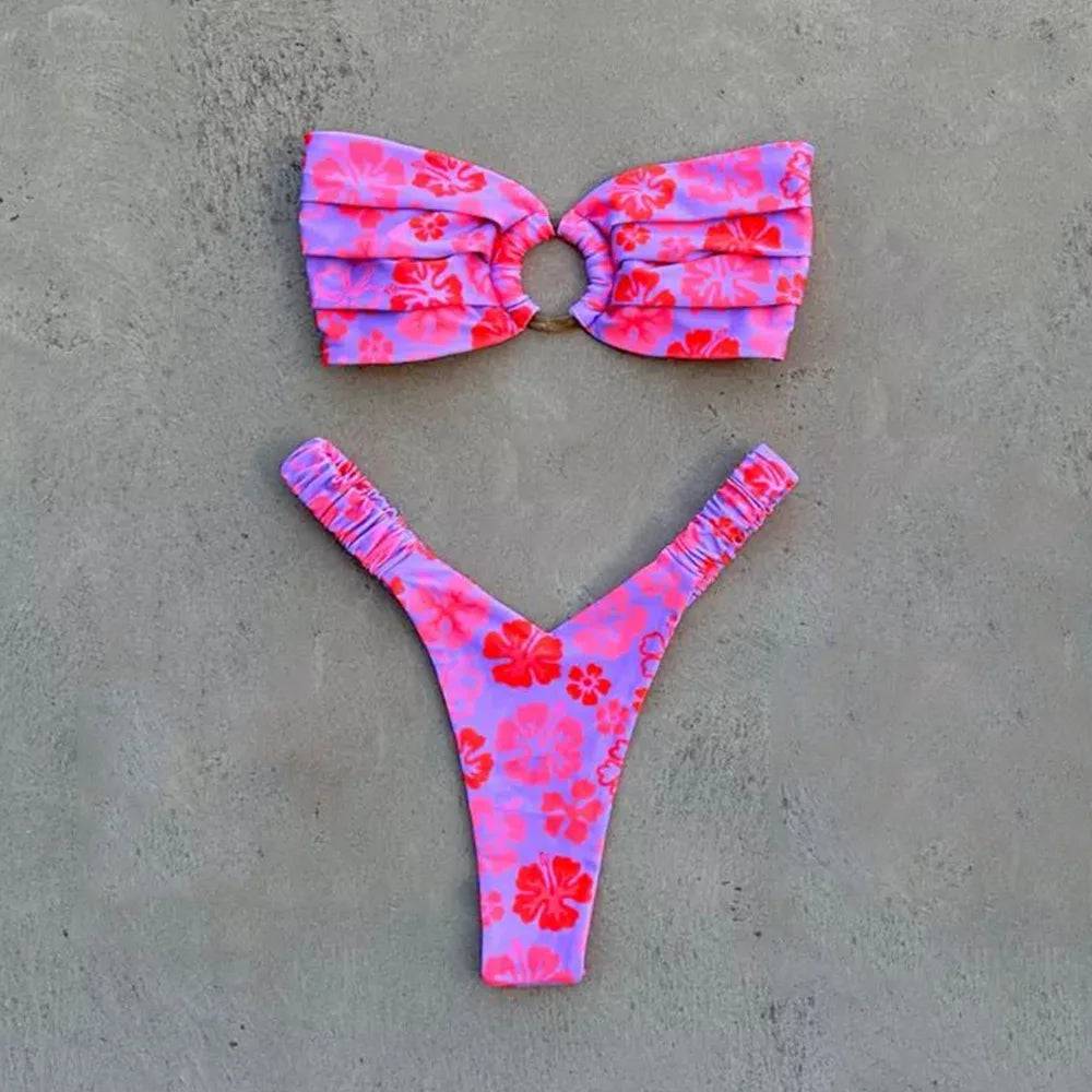 
                  
                    Micro Bikini Push Up Women Swimsuits 2024 Sexy Female Swimwear Brazilian Bikini Set Thong Biquini Swim Suits Print Beachwear
                  
                