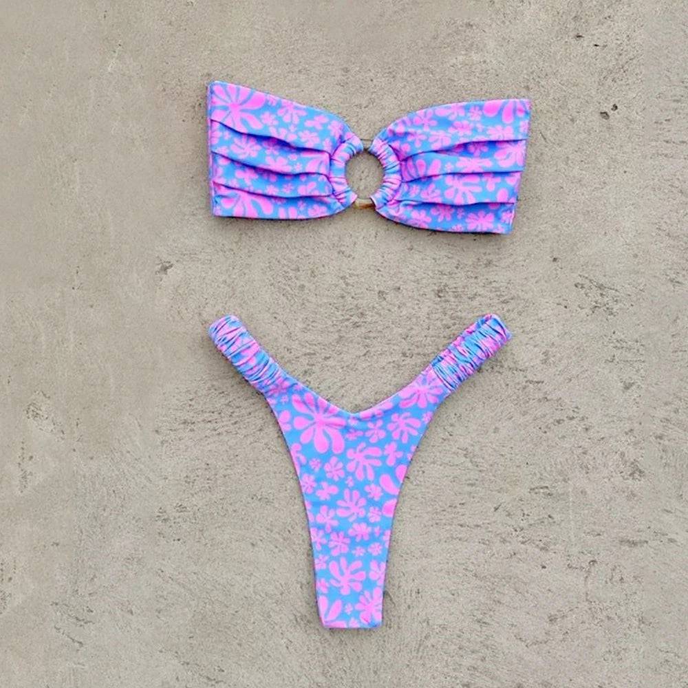 
                  
                    Micro Bikini Push Up Women Swimsuits 2024 Sexy Female Swimwear Brazilian Bikini Set Thong Biquini Swim Suits Print Beachwear
                  
                