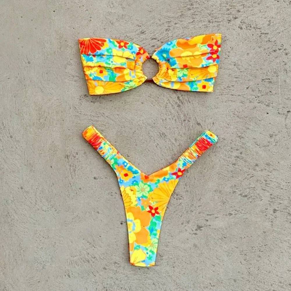 
                  
                    Micro Bikini Push Up Women Swimsuits 2024 Sexy Female Swimwear Brazilian Bikini Set Thong Biquini Swim Suits Print Beachwear
                  
                